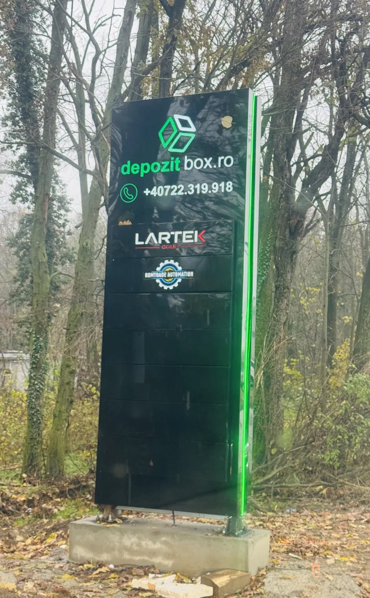 Totem publicitar luminos — Lartek Grup — proiect